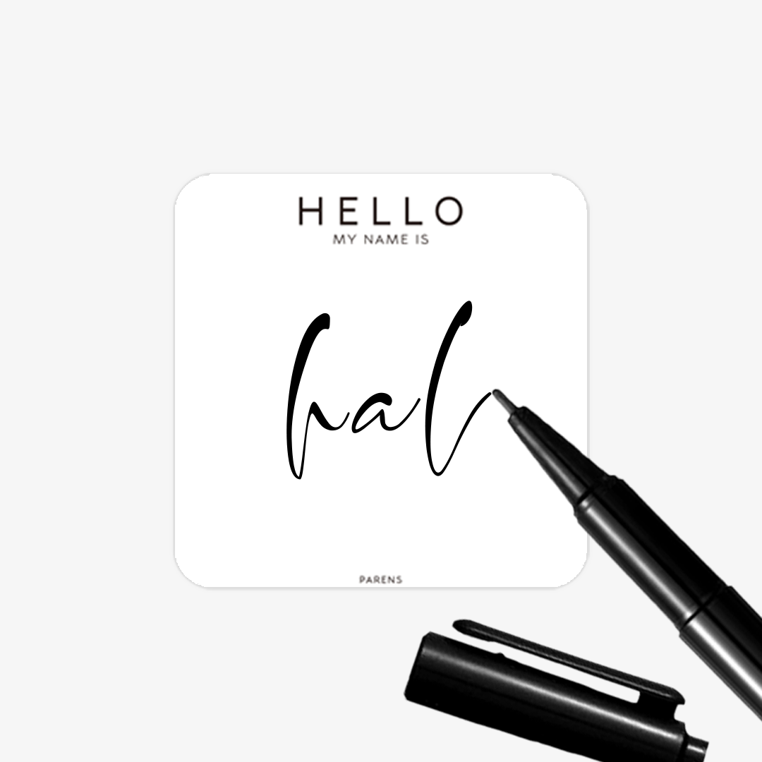 【送料無料】 THE NAMETAG｜スマートステッカー *1