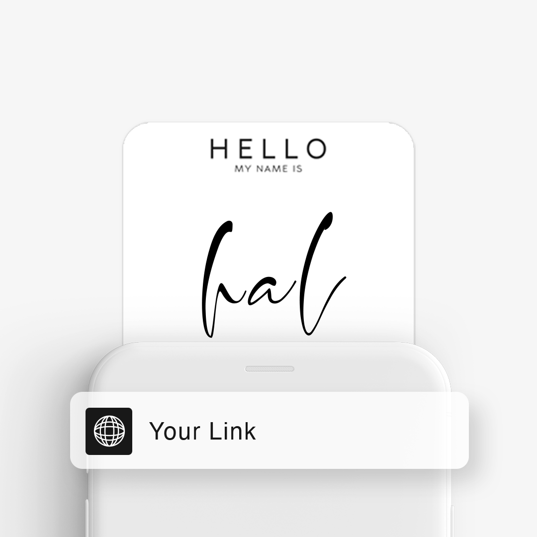 【送料無料】 THE NAMETAG｜スマートステッカー *1