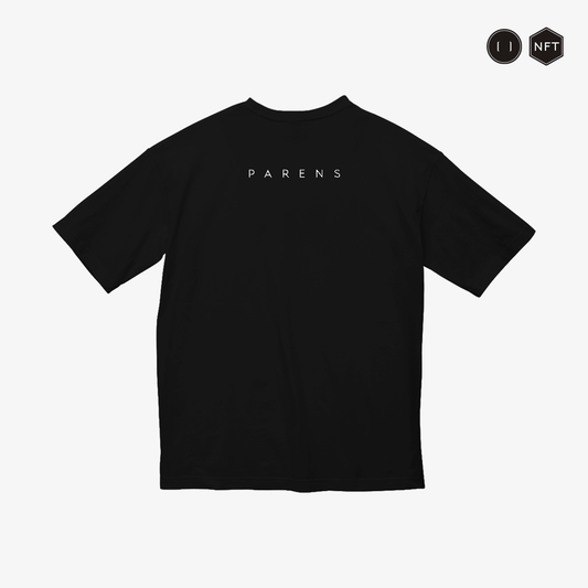 Big Silhouette T-Shirt｜WCS Logo - Black｜NFT付きビッグシルエットTシャツ