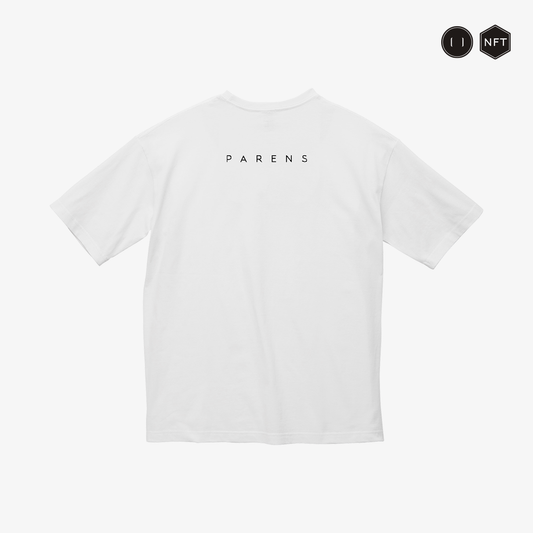 Big Silhouette T-Shirt｜WCS Logo - White｜NFT付きビッグシルエットTシャツ